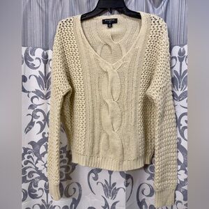 Bycorpus V-neck Women's Trendy Pretty Little Liars Cable-knit Sweater Size S EUC
